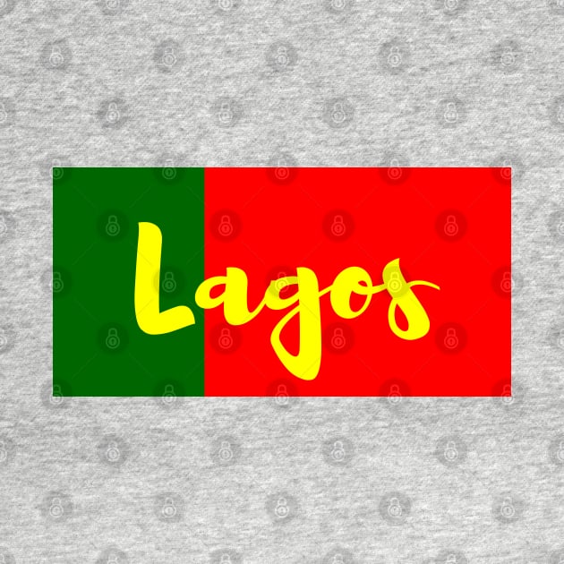 Lagos City in Portuguese Flag Colors by aybe7elf
